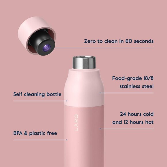 LARQ Bottle PureVis 17oz Self-Cleaning & Insulated Stainless Steel Water Bottle - Picture 5 of 12